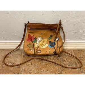 Fossil Crossbody Purse with Flower Details